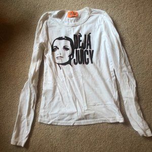 Juicy Couture: 100% Cotton Long Sleeved T-Shirt